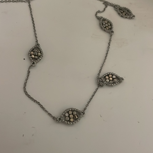 28" Victorian Necklace with French Half Guard Chain Antique French Necklace - Picture 6 of 6